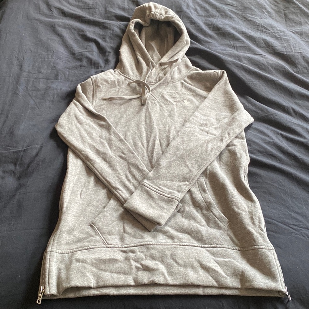 WOMENS XS A&F SIDE QUARTER ZIP HOODIE